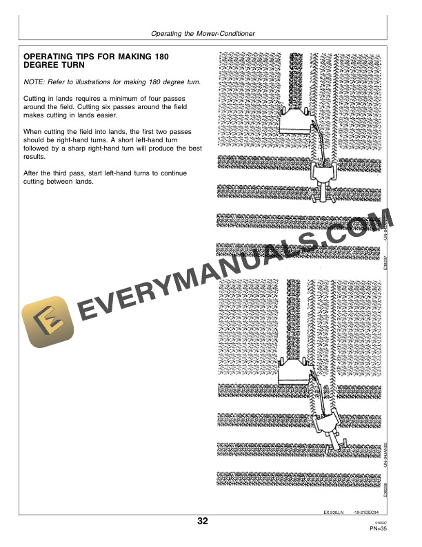 John Deere 820 Mower-Conditioner Operator Manual OME86450-2