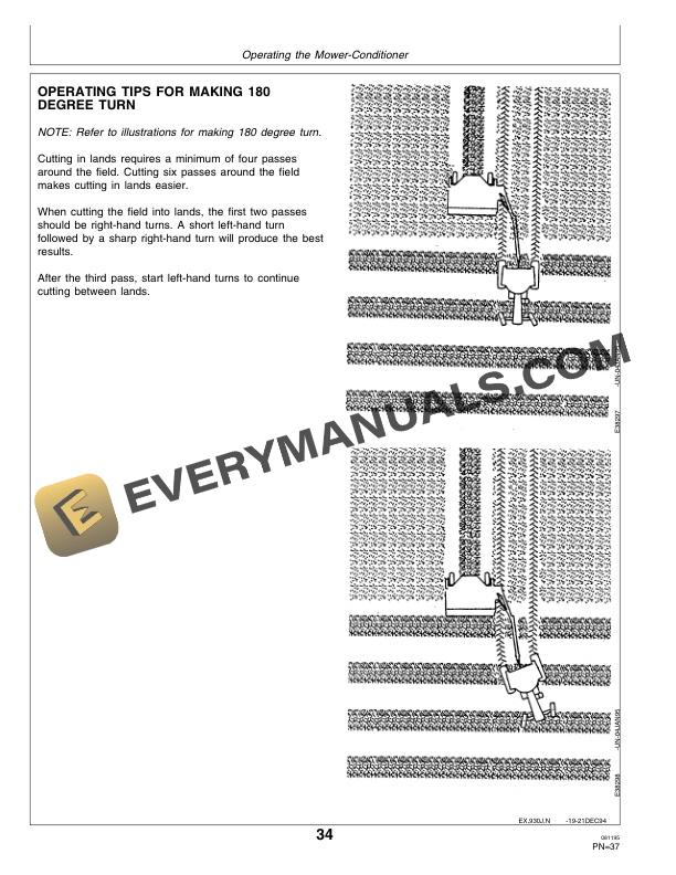 John Deere 820 Mower-Conditioner Operator Manual OME87494-2