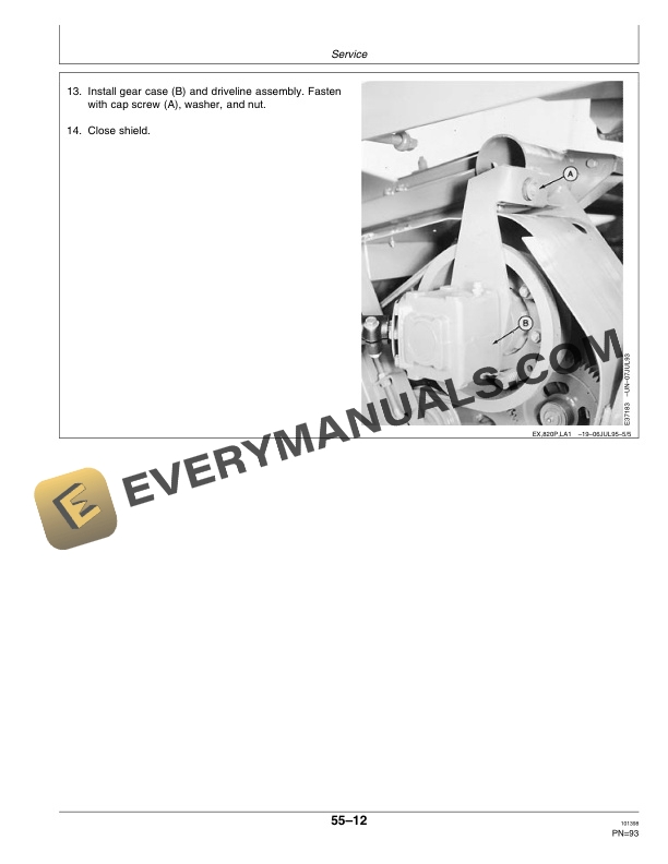 John Deere 820 Mower Conditioner Operator Manual OME95634-3
