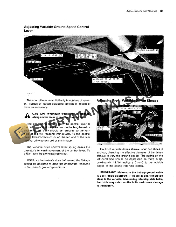 John Deere 830 SELF-PROPELLED WINDROWER Operator Manual OME55180-2