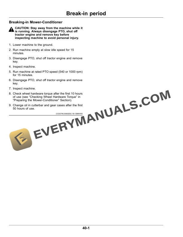 John Deere 830 and 835 Rotary Mower-Conditioner Operator Manual OMFH311964 4 John Deere 830 and 835 Mower-Conditioner Operator Manual OMFH311964-2