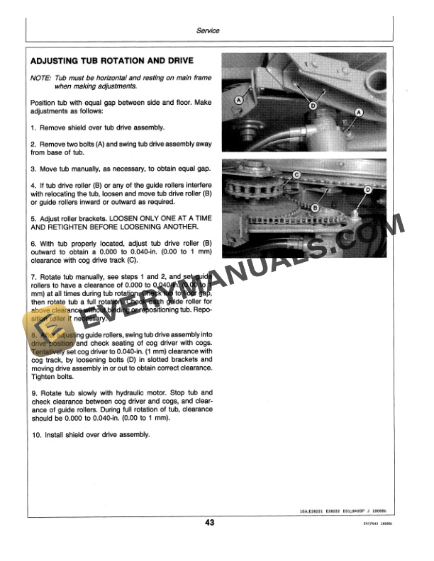 John Deere 840 BALE PROCESSO Operator Manual OME77322-3
