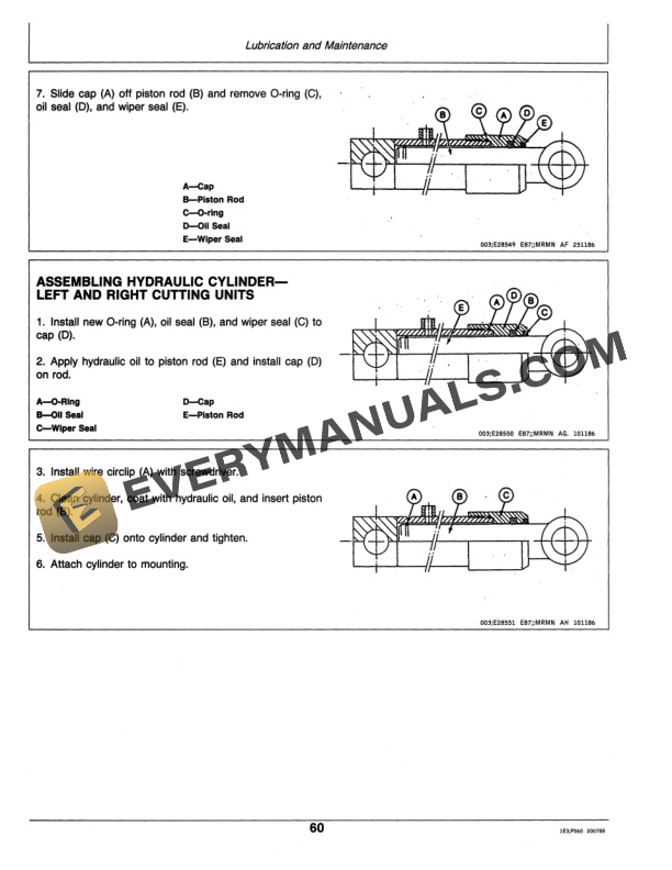 John Deere 86-INCH REEL MOUNTED MOWER Operator Manual OMET15436-3