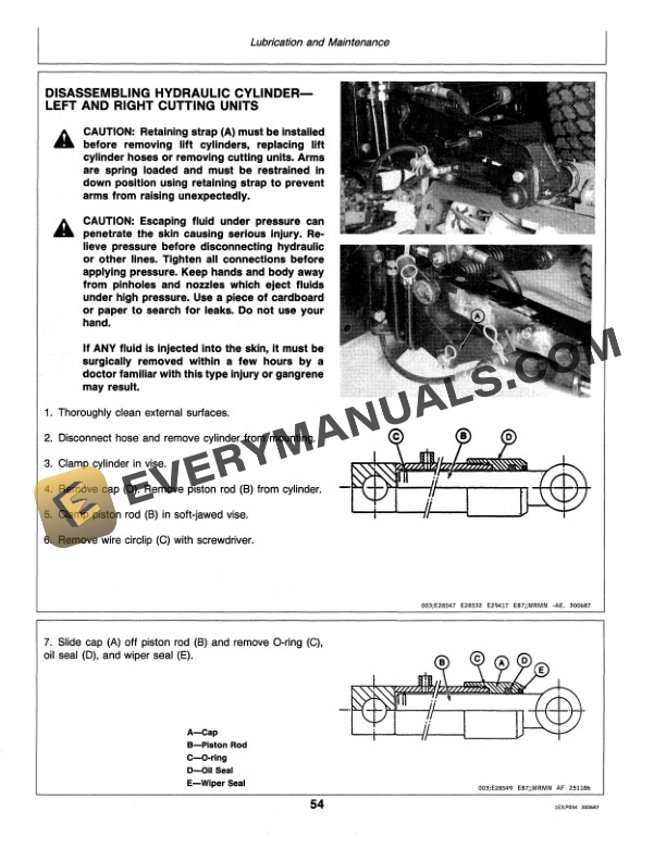 John Deere 86-Inch Reel Mounted Mower Operator Manual OMET13346-3
