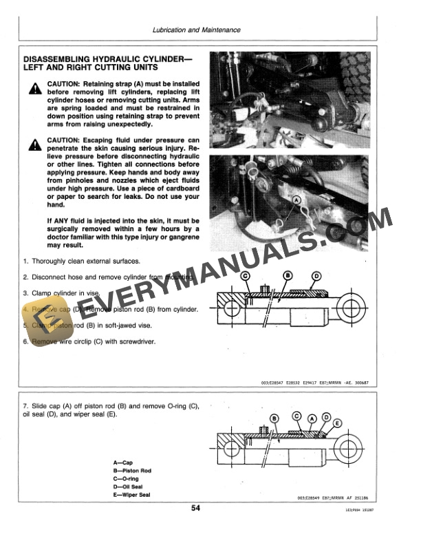 John Deere 86-Inch Reel Mounted Mower Operator Manual OMET14025-3
