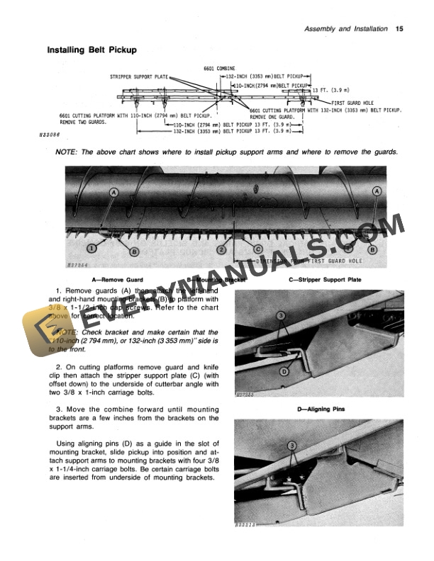 John Deere 88-, 110-, AND 132-INCH THREE Operator Manual OMH102834-2