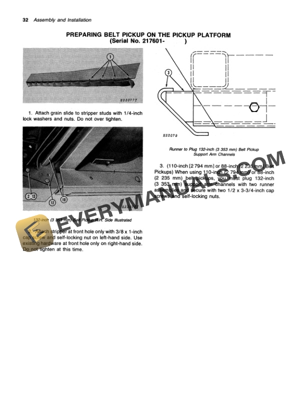John Deere 88-, 110-, AND 132-INCH THREE Operator Manual OMH102834-3