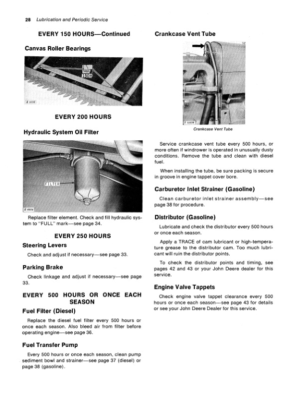 John Deere 880 Hydrostatic-Drive Windrower Operator Manual OME47726-2
