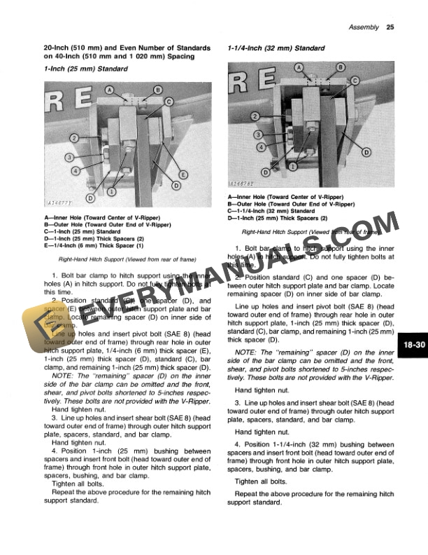 John Deere 900 V-Ripper Operator Manual OMA36778-3