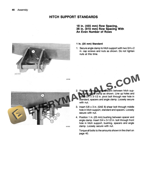 John Deere 900 V-Ripper Operator Manual OMA50726-3