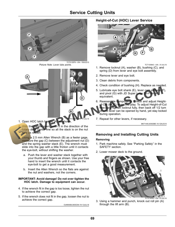 John Deere 9009A TerrainCut Rough Mower Operator Manual OMUC24989 4 John Deere 9009A TerrainCut Rough Mower Operator Manual OMUC24989-2