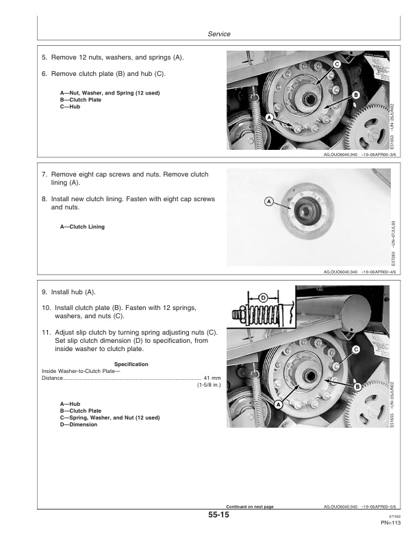 John Deere 916 Roll and Impeller Rotary Mower-Conditioner Operator Manual OME126902-3