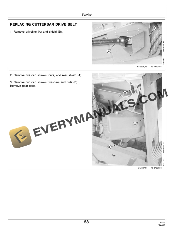 John Deere 920 and 930 Rotary Roll Mower-Conditioner Operator Manual OME83881-3