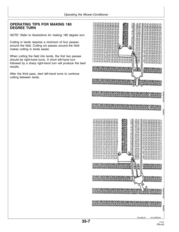John Deere 925 Rotary Impeller Mower-Conditioner Operator Manual OME92546-2