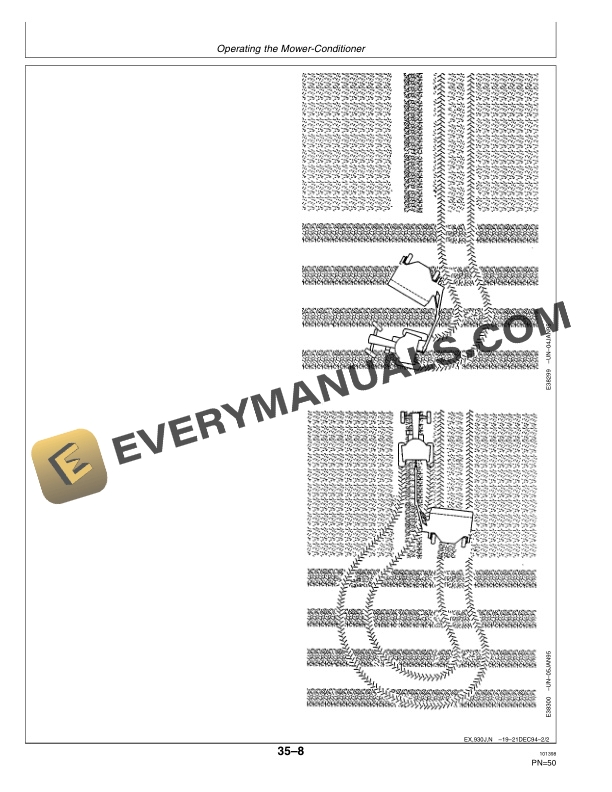John Deere 925 Rotary Roll 935 Rotary Roll Mower Conditioner Operator Manual OME95637-2