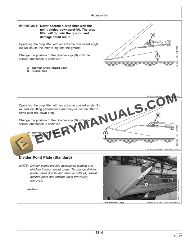 John Deere 925D, 930D and 936D Draper Platform Operator Manual OMH205903-2