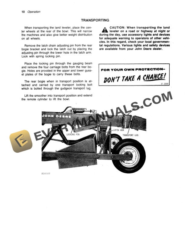 John Deere 930, 935, AND 940 LAND LEVELERS Operator Manual OMN159305-2