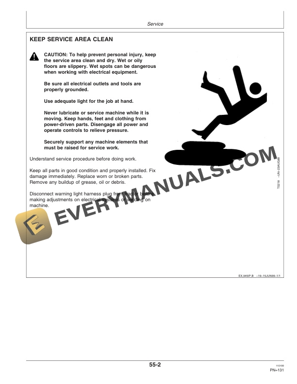 John Deere 945 955 Center Pivot Rotary Mower-Conditioner Operator Manual OME96796-3