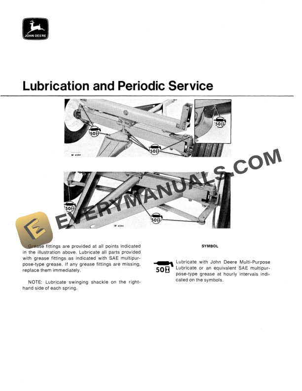John Deere 963 Wagon Operator Manual OMW21301-3
