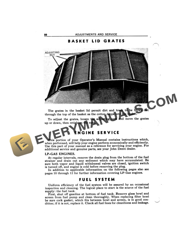 John Deere 99 Two-Row Self-Propelled Cotton Picker Operator Manual OMN63160-3