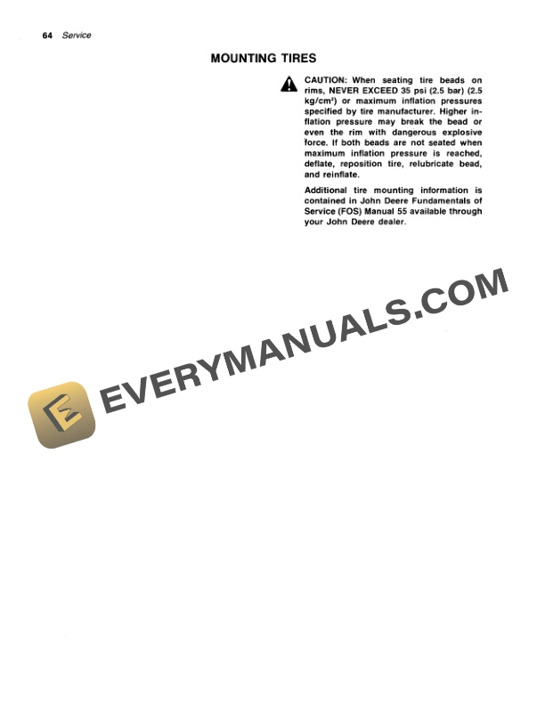 John Deere 9910 COTTON PICKER Operator Manual OMN159509-3