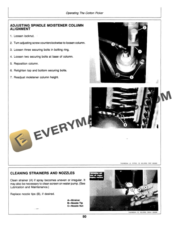 John Deere 9920 COTTON PICKER Operator Manual OMN159577-2