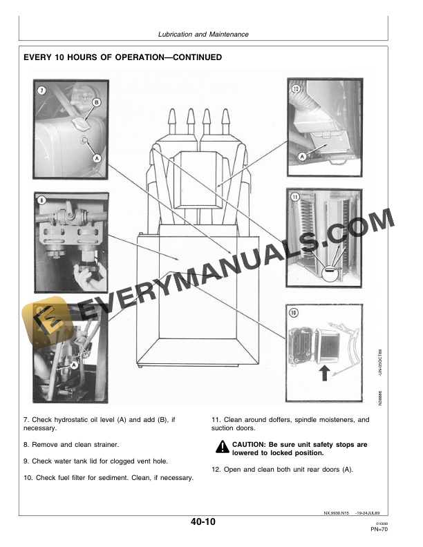John Deere 9930 COTTON PICKER Operator Manual OMN200241-2