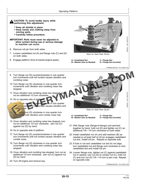 John Deere 995 Rotary Platform Operator Manual OMFH322627 2 John Deere 995 Rotary Platform Operator Manual OMFH322627-2