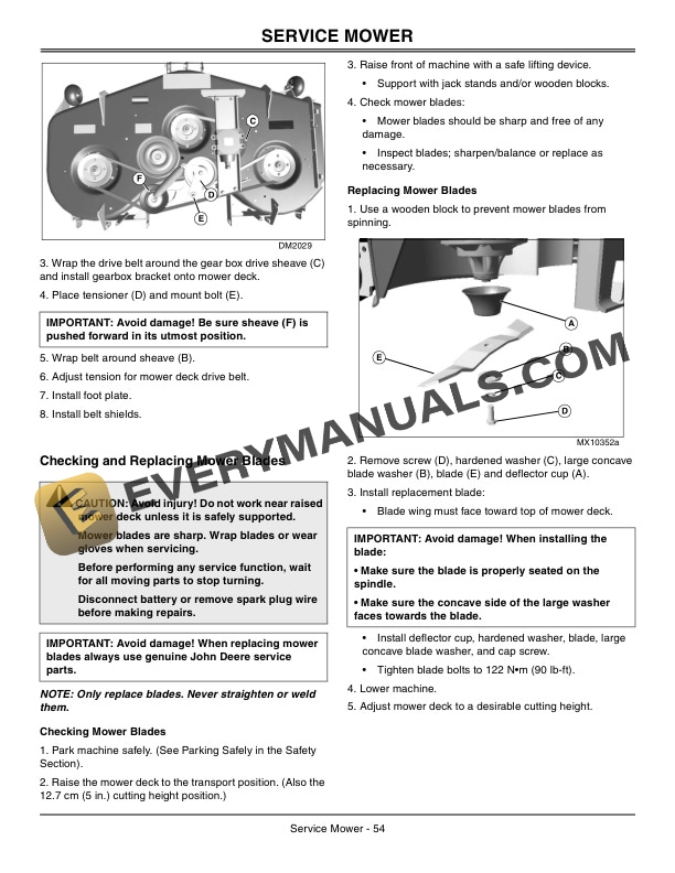 John Deere 997 Mid Mount Z Trak Operator Manual OMDMU211931 2
