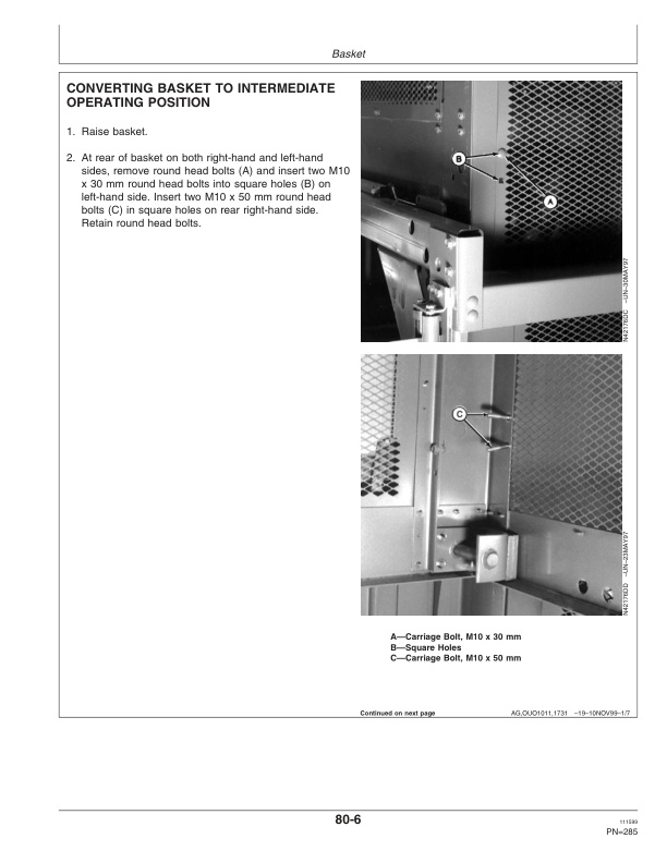 John Deere 9976 COTTON PICKER Operator Manual OMN200862 3