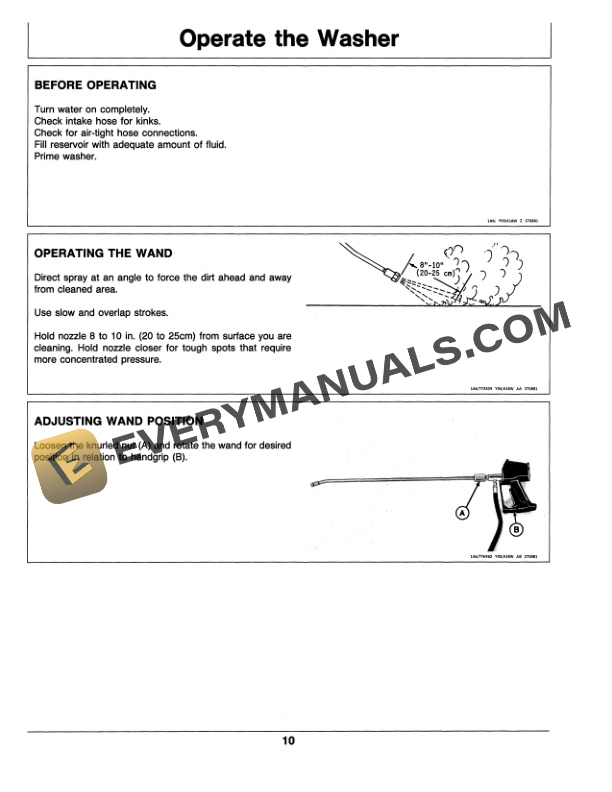 John Deere A18 HIGH PRESSURE WASHER Operator Manual OMTY20551 2