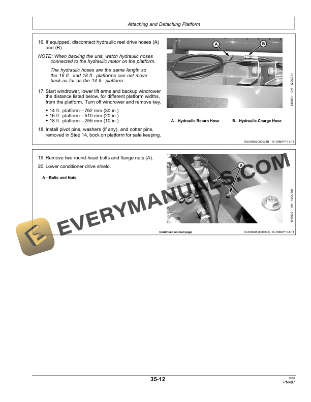 John Deere A400 Self-Propelled Windrower Operator Manual OMFH311708 4 John Deere A400 Self-Propelled Windrower Operator Manual OMFH311708-2