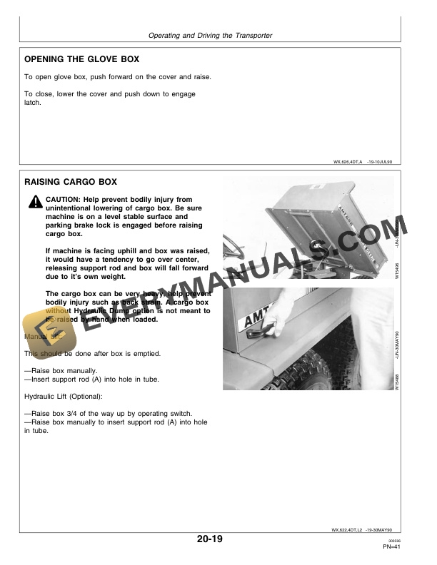 John Deere AMT 626 All Material Transporter Operator Manual OMM97086 2