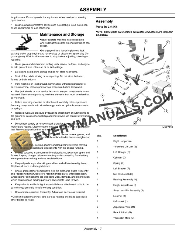John Deere AutoConnect Mid Mount Mower 60D and 72D Operator Manual OMLVU20443 2