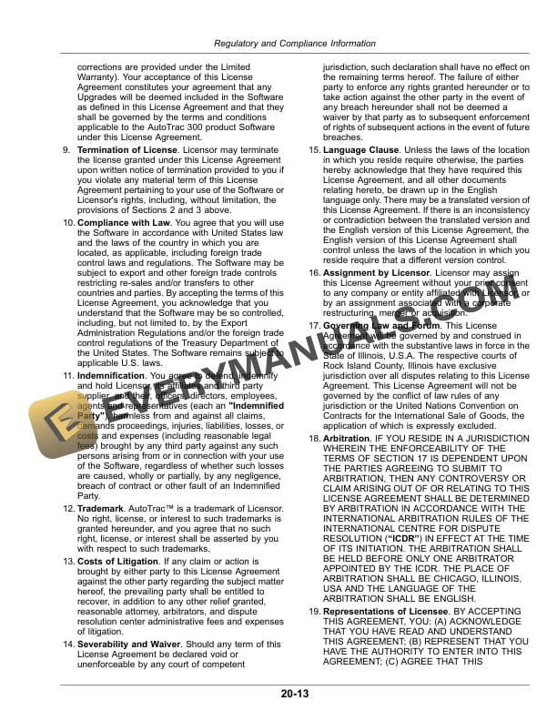 John Deere AutoTrac Controller 300 Operator Manual OMPFP23355 4 John Deere AutoTrac Controller 300 Operator Manual OMPFP23355-2