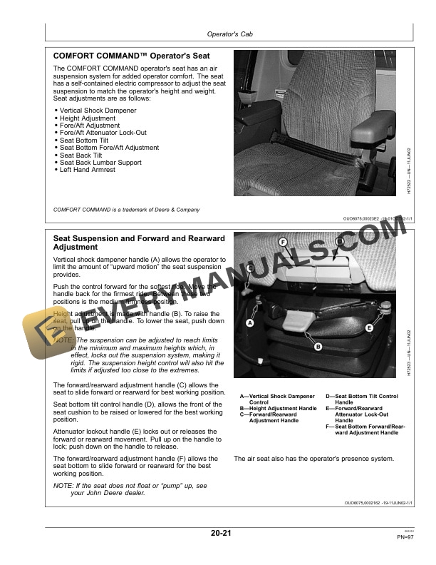 John Deere 3520 and 3522 Sugar Cane Harvesters AutoTrac Ready Operator Manual OMCB10008 4 John Deere AutoTrac Ready 3520 and 3522 Sugar Cane Harvesters Operator Manual OMCB10008-2