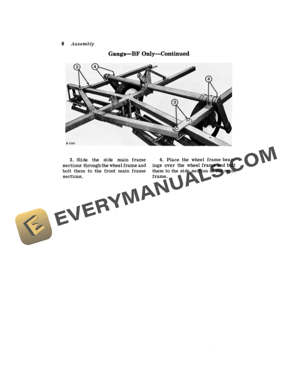 John Deere BF and BFT Finishing Harrow Operator Manual OMB25335 3