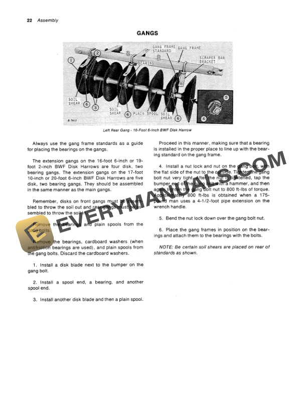 John Deere BWF Disk Harrow Operator Manual OMB25475 3