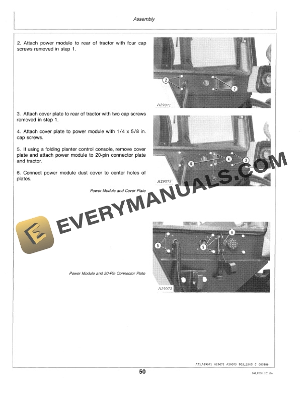 John Deere COMPUTER TRAK 100 200 AND 300 PLANTER MONITORS Operator Manual OMH135039 3
