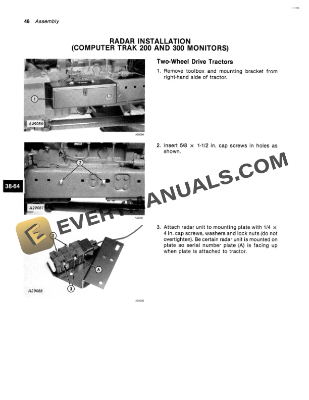 John Deere COMPUTER TRAK 100 200 and 300 Planter Operator Manual OMA49879 3