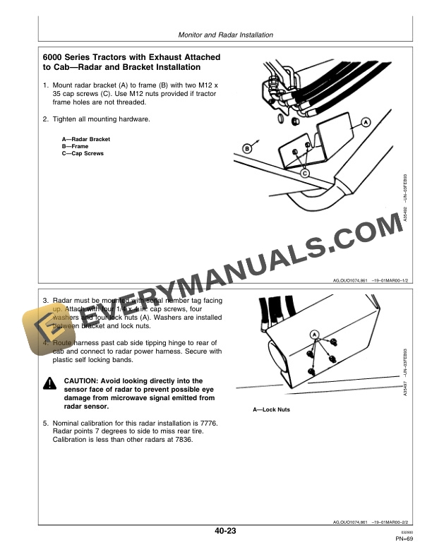 John Deere COMPUTER TRAK 150 Monitors 250 Monitors Operator Manual OMA59083 3