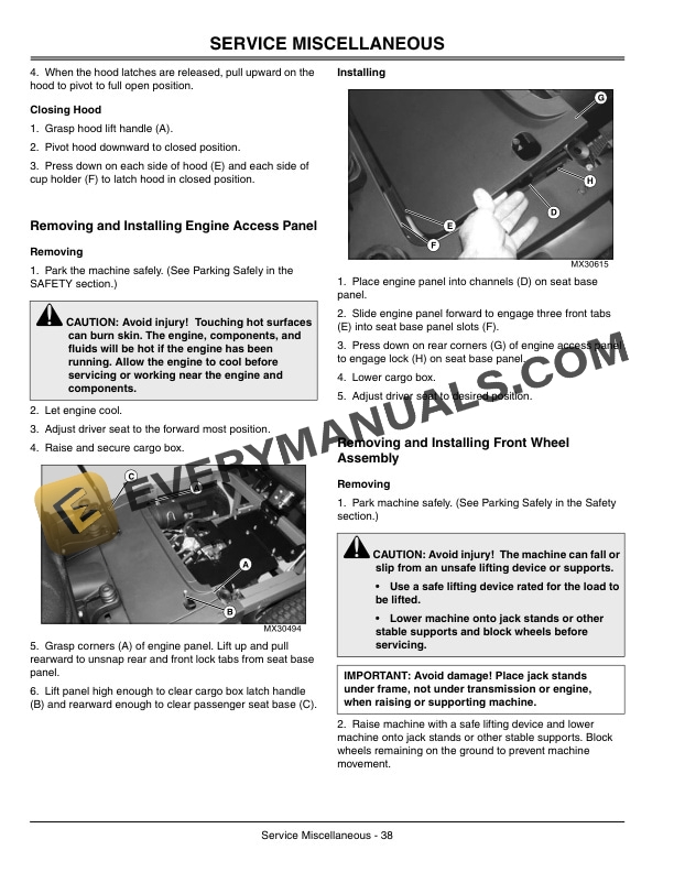 John Deere CS and CX GATOR Compact Series Utility Vehicles Operator Manual OMM150904 3