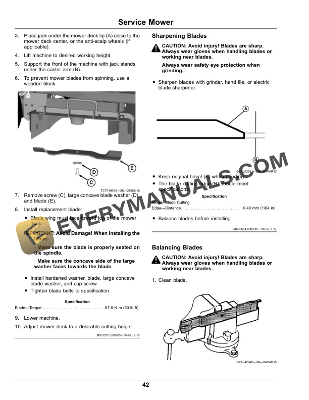 John Deere Commercial Walk Behind Mower Operator Manual OMUC24812E 3