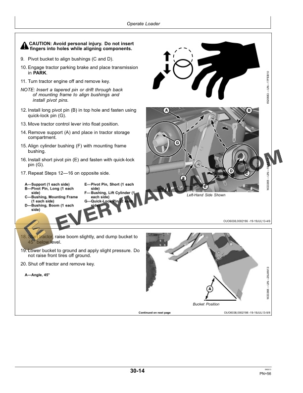 John Deere D170 Loader Operator Manual OMW56298 5 John Deere D170 Loader Operator Manual OMW56298-3