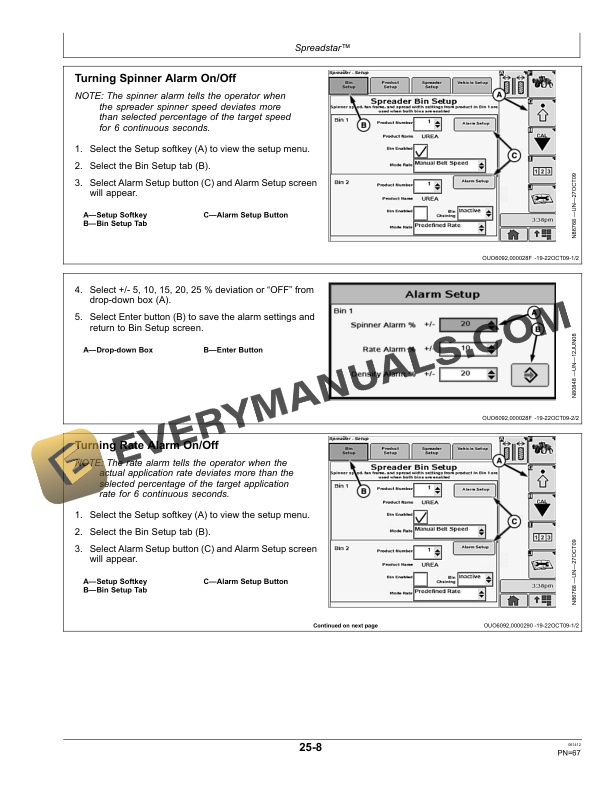 John Deere DN200 and DN300 Spreader Operator Manual 5NL309744 4 John Deere DN200 and DN300 Spreader Operator Manual 5NL309744-2