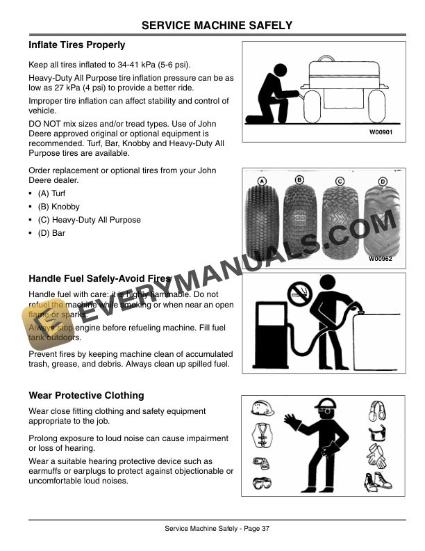 John Deere Diesel GATOR Utility Vehicles Operator Manual OMM136975 2