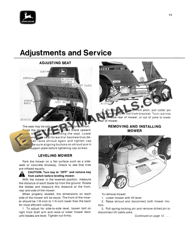 John Deere ELECTRIC 90 MOWER Operator Manual OMM47049 3