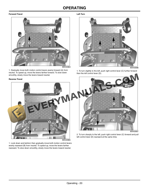 John Deere EZtrak Operator Manual OMM158820 2