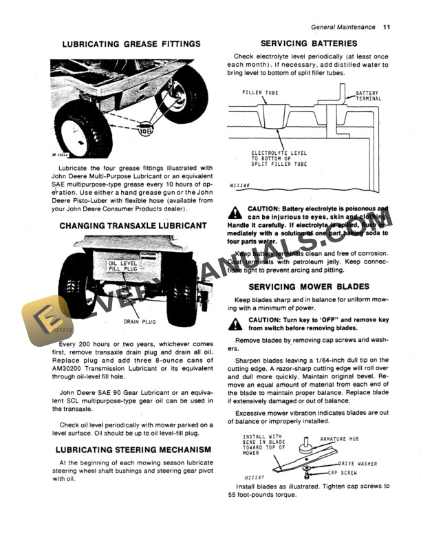 John Deere Electric 90 Mower Operator Manual OMM46367 3
