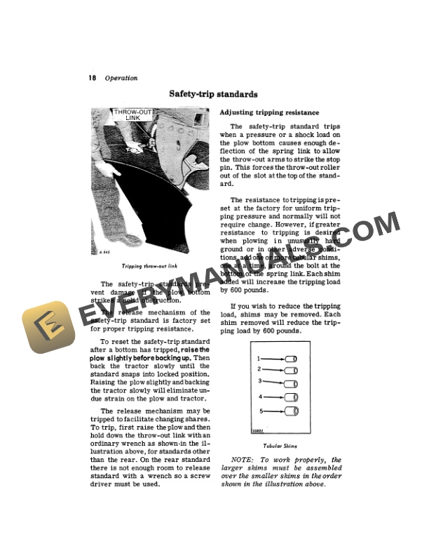 John Deere F135H AND F145H SERIES SEMI INTEGRAL MOLDBOARD PLOW Operator Manual OMA15895 2